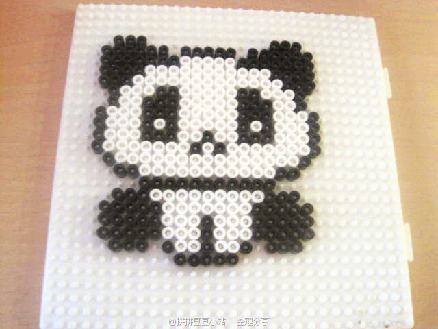 拼拼豆豆 作品 熊猫