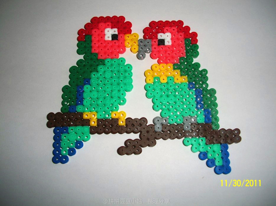 拼拼豆豆 作品 小鸟合集