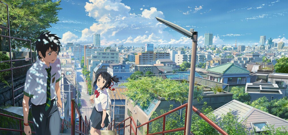 的名字》, 君の名は ,日本动画电影新海诚,壁纸,截图,立花泷,宫水三叶图片