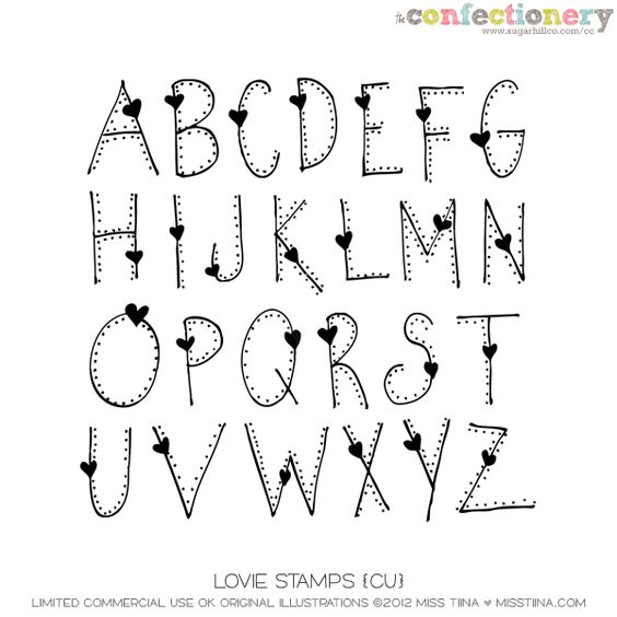 英文字体 手写 26个字母 设计