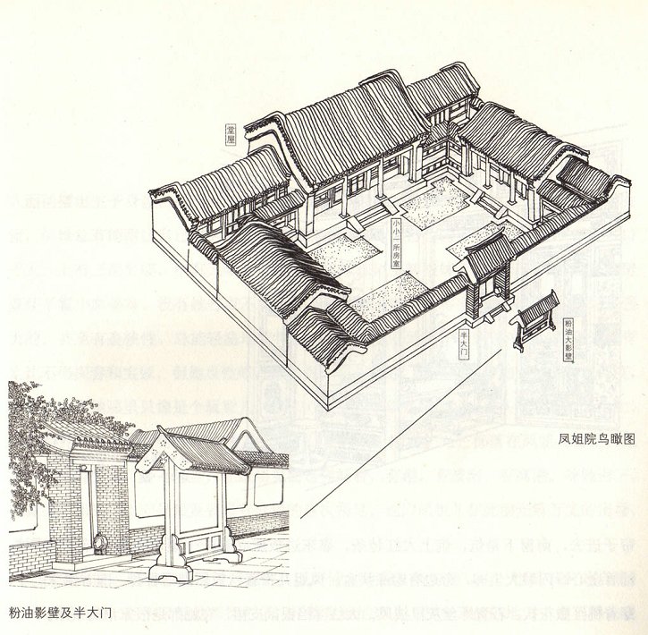西厢房是贾琏的妾秋桐的住所725_710
