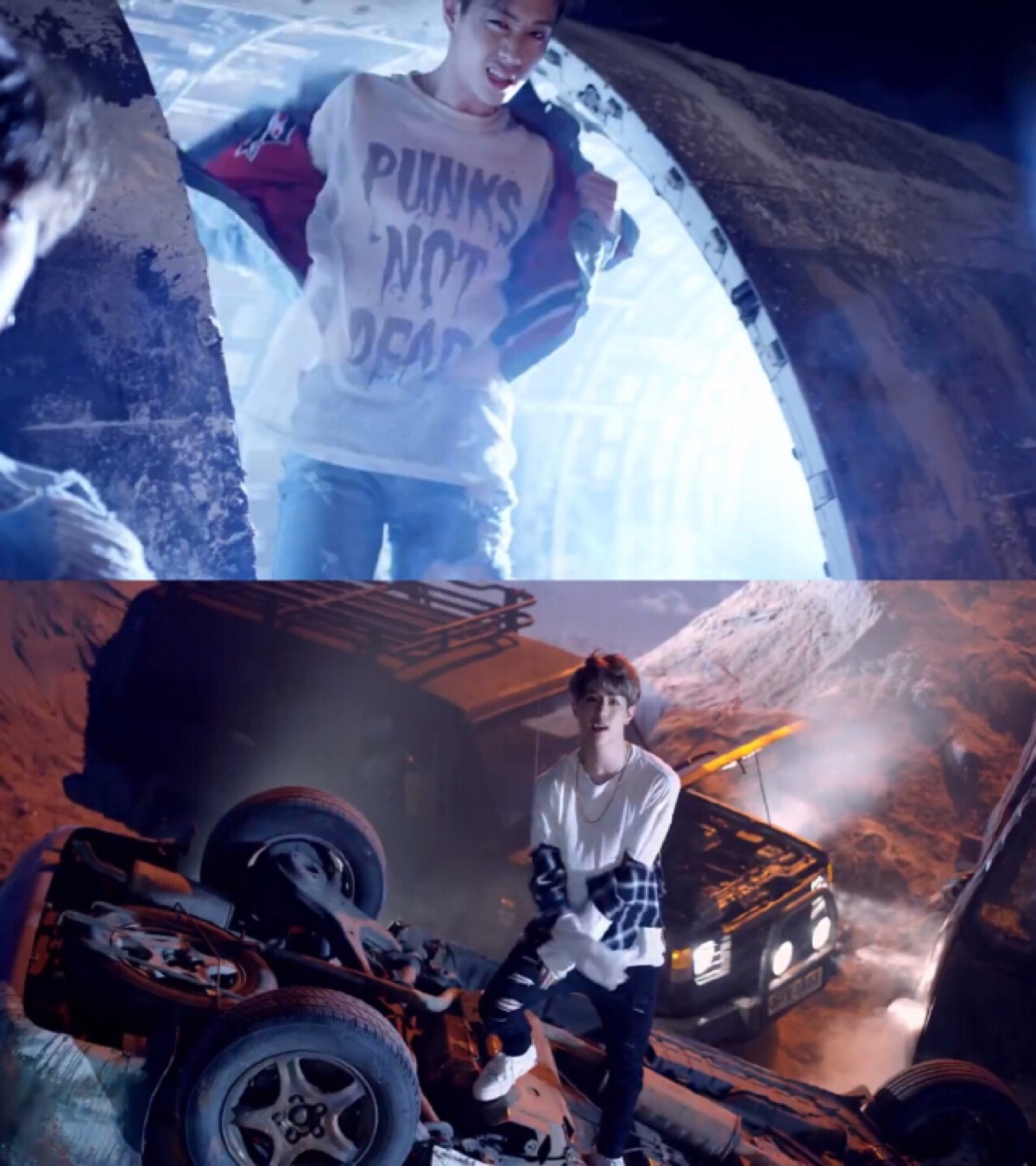 got7/《hard carry》mv/脱衣服的表情帅炸