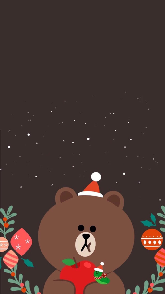 布朗熊壁纸圣诞图片