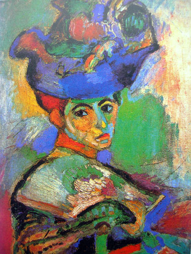 油画戴帽子的女人梵高图片