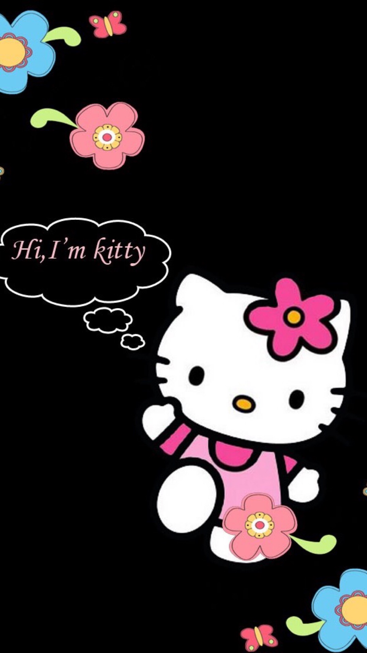 kitty的套图动漫手绘个性创意萌宠人物卡通唯美清新文字控q图版本简约