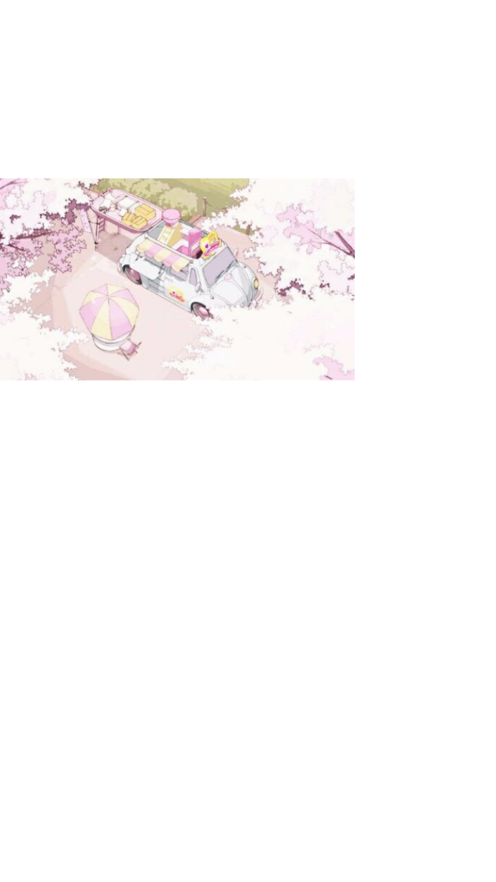 自制壁纸 白边壁纸 樱花樱花 少女心