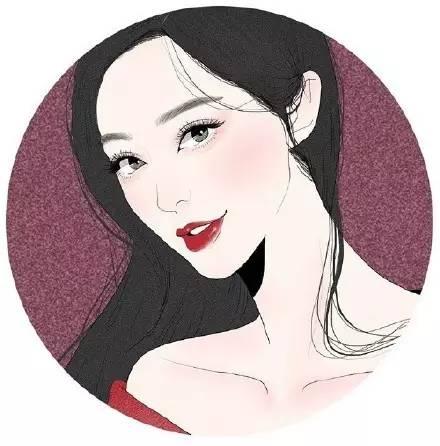 手绘女生头像