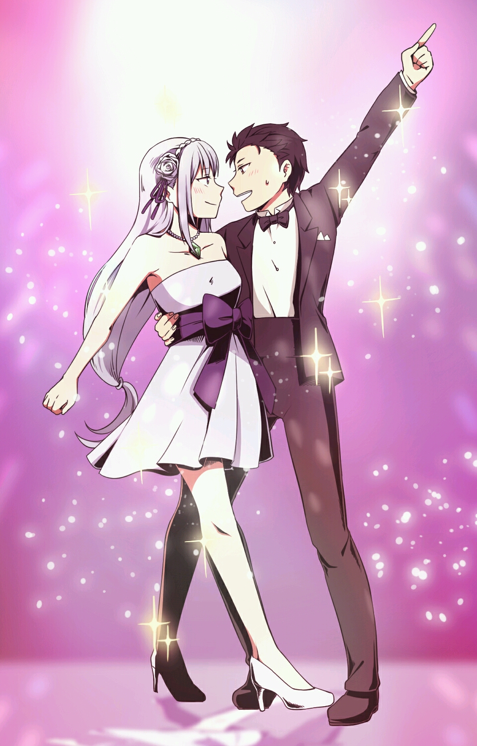 【来源p站,侵删】②菜月昴,艾米莉娅(亦译:爱蜜