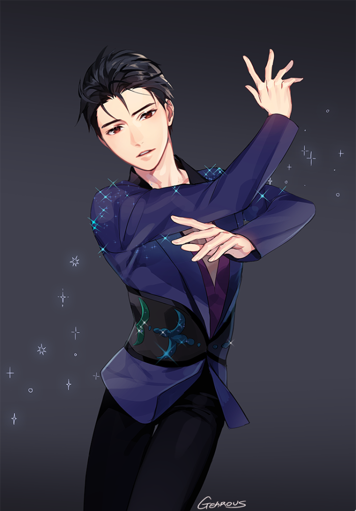勇利【侵删致歉】冰上的尤里 yuri on ice p站画师 gearous 作品【侵