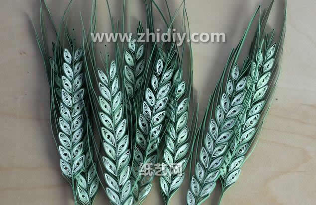 手工制作大全手把手教你制作出精致的衍纸小麦