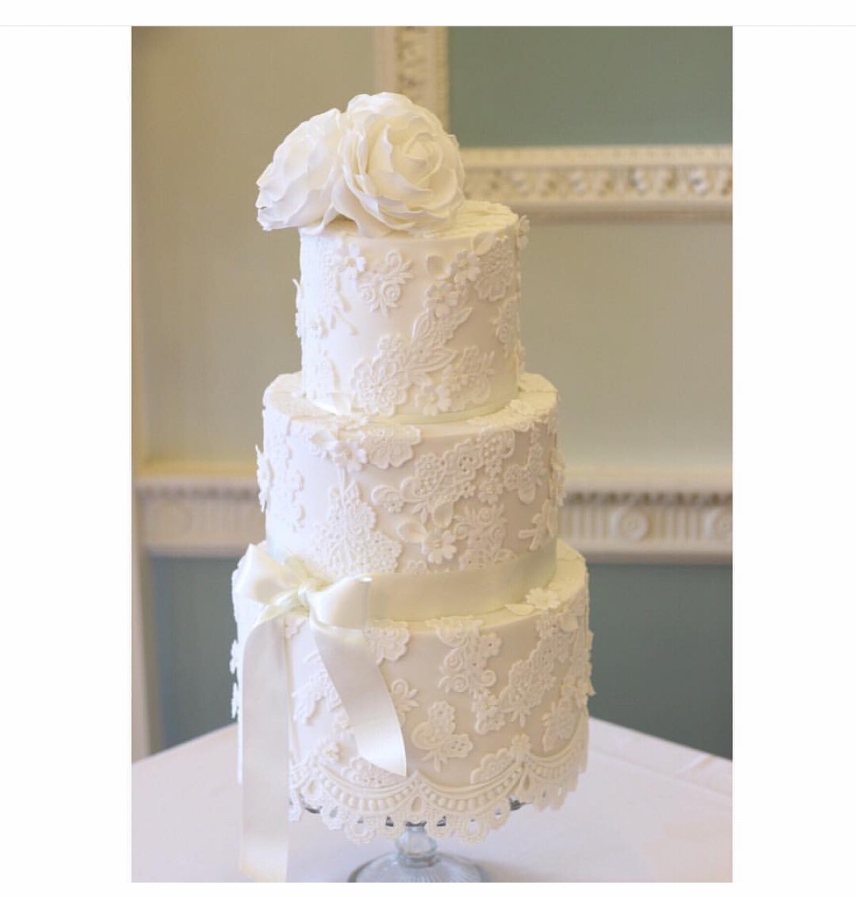 蕾丝蛋糕lace cake