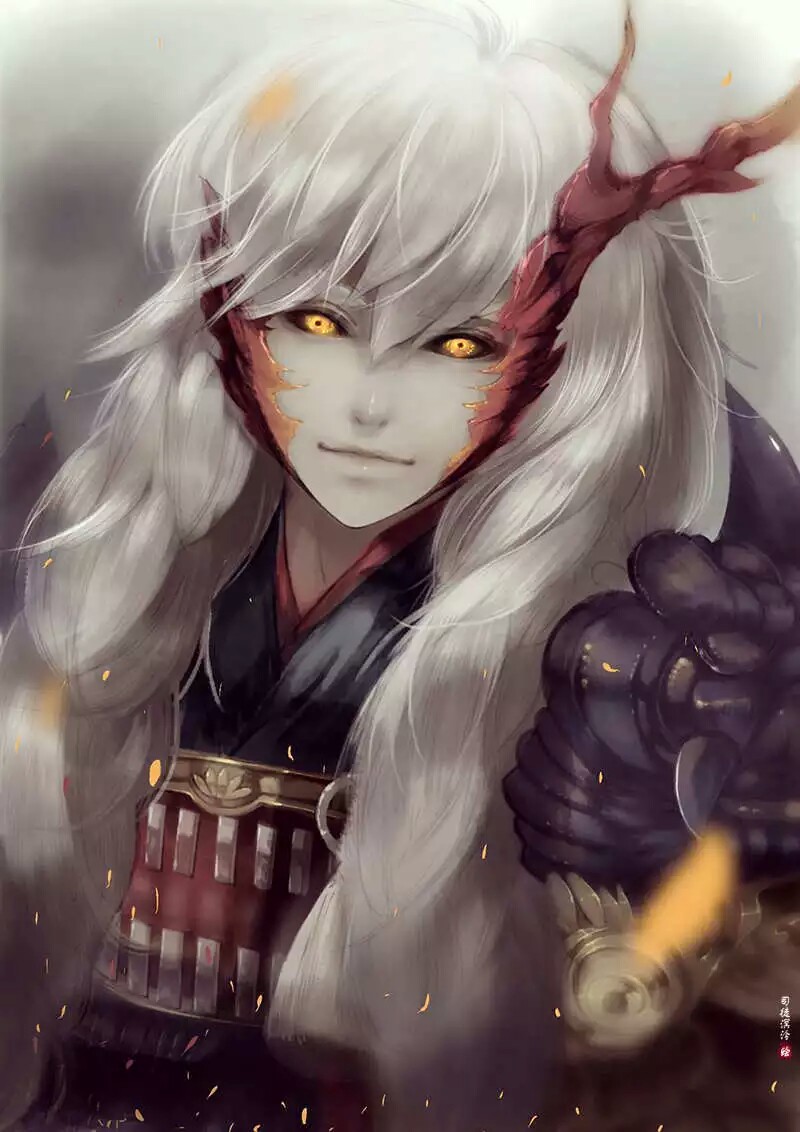 板绘 阴阳师 和风〕 茨木童子