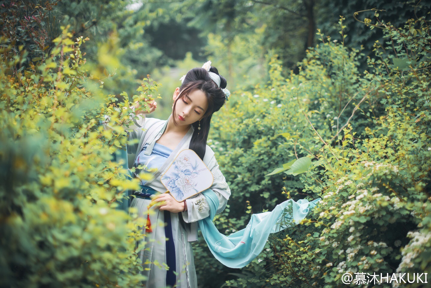 云想衣裳花想容, 春风拂槛露华浓.