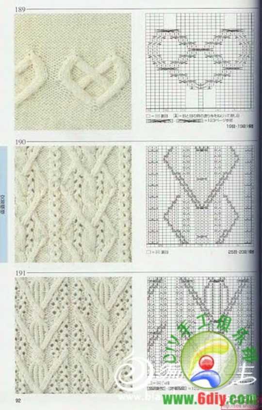 30针心形毛衣编织图解图片