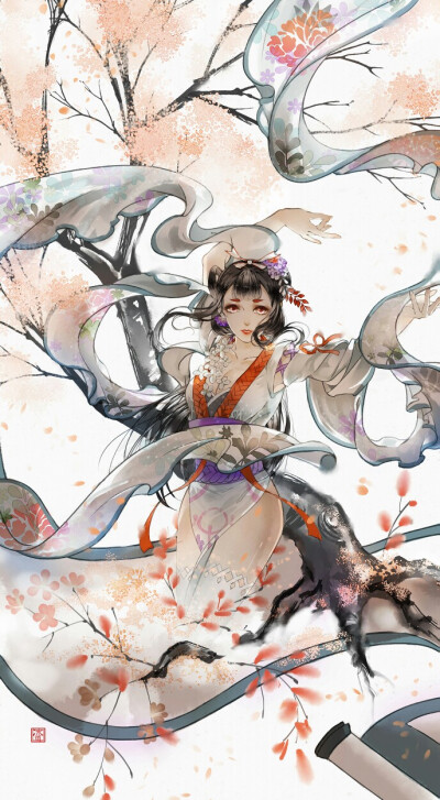 阴阳师 花鸟卷 壁纸