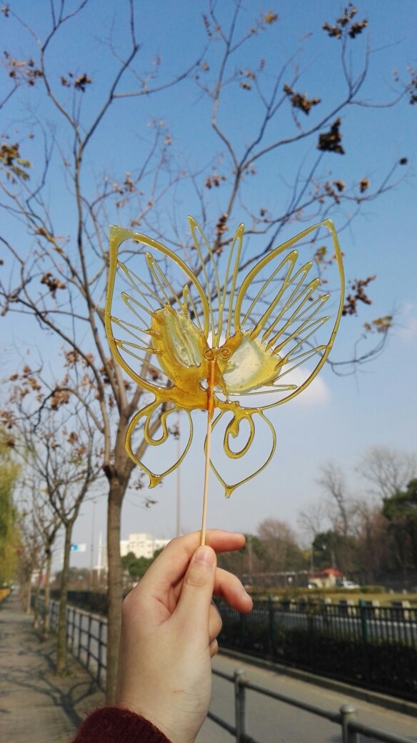 糖稀画,蝴蝶