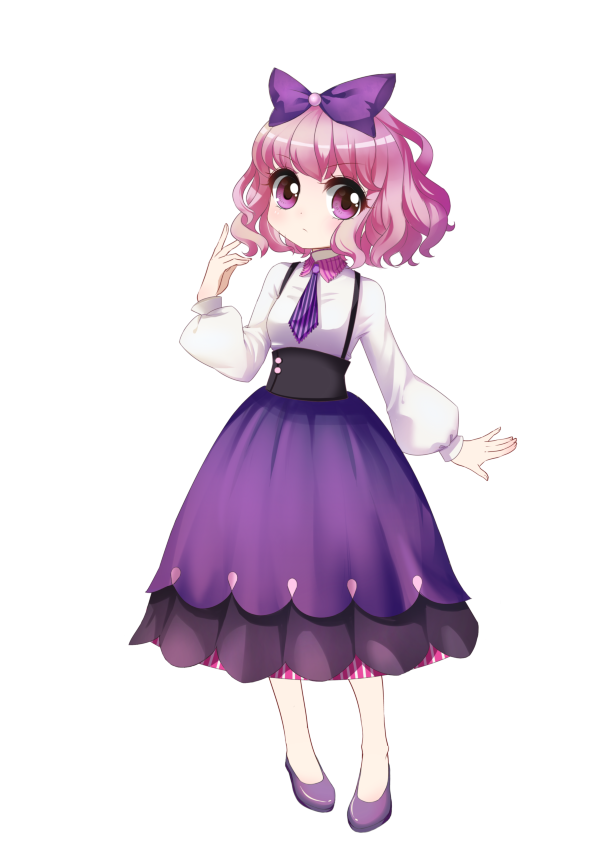 铃兰淑女套装蜜丽·嘉瑞,出自漫画《加油大魔王》,穿着一身紫色淑女