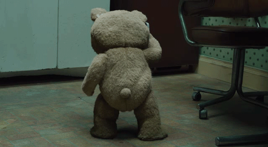 泰迪熊动图 gif图片