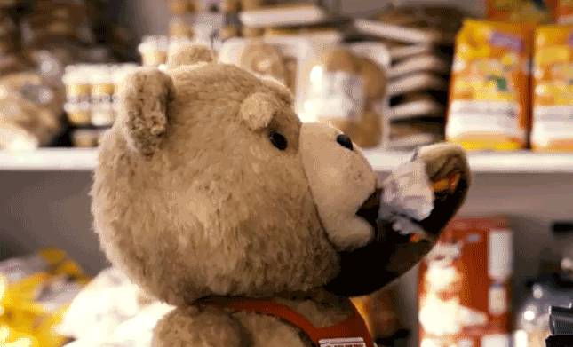 泰迪熊摊手表情包图片