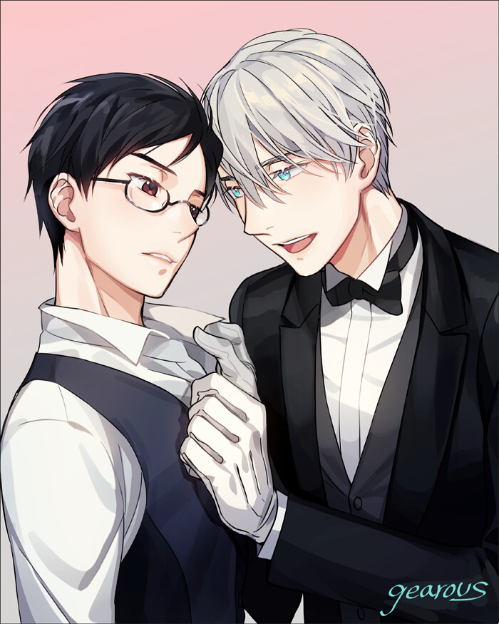 维勇【侵删致歉】冰上的尤里 yuri on ice p站画师 gearous 作品【侵