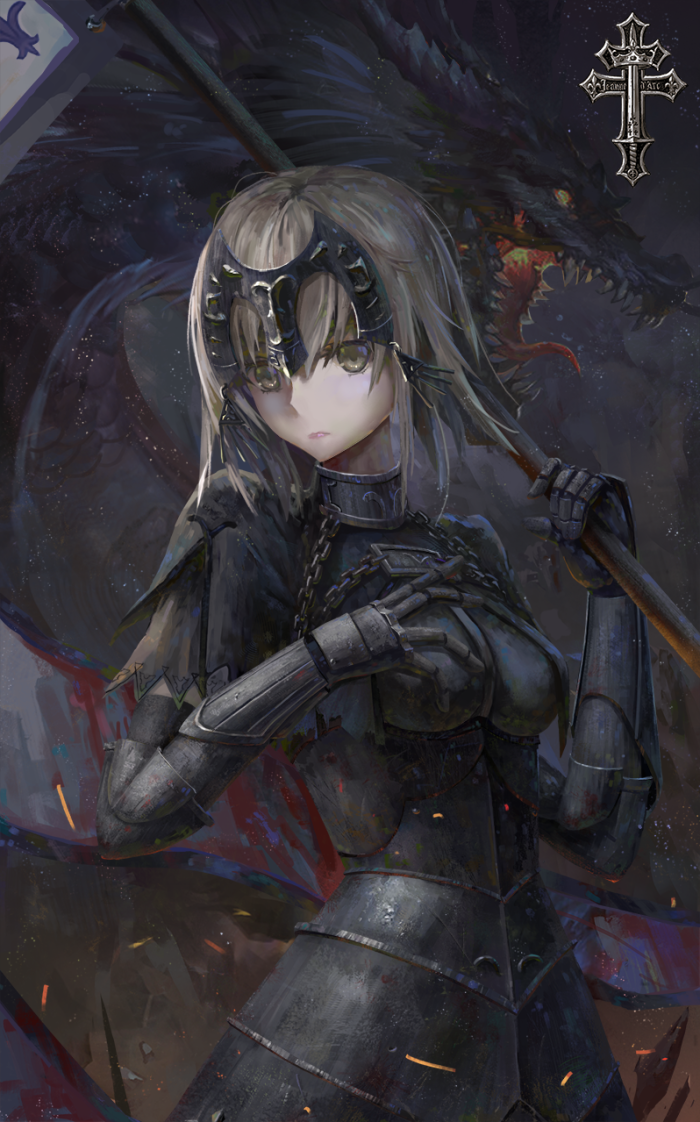 fate/grand order 黑贞德 画师:天琊悲鸣 本作品pixiv id=60814071