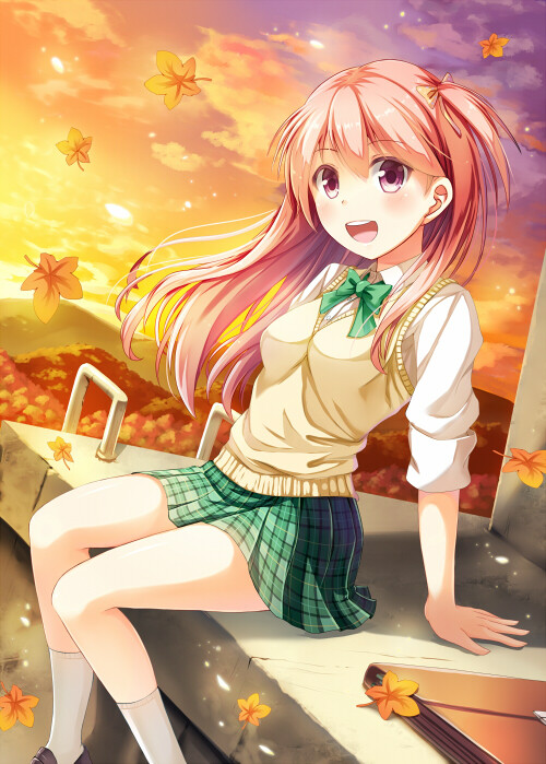 二次元 少女 校服 校园风 p站