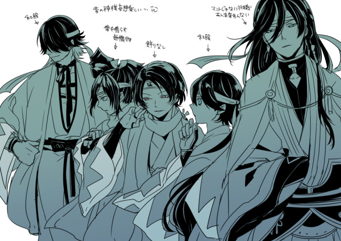 刀剑乱舞,新选组,转自twitter