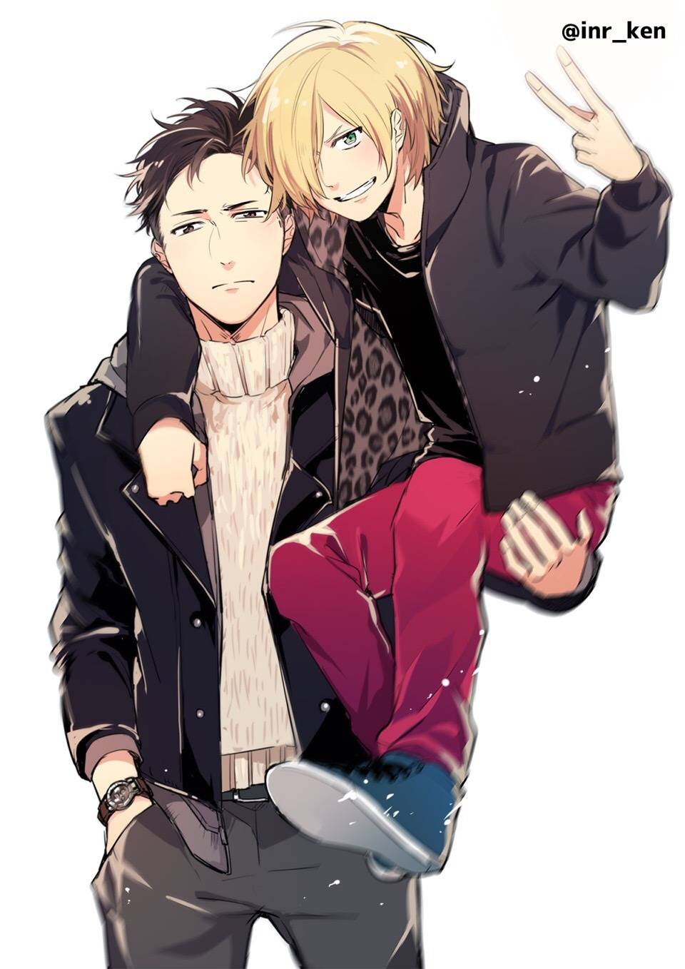 on ice#花式滑冰#运动#胜生勇利#维克托·尼基福罗夫#尤里·普利赛提