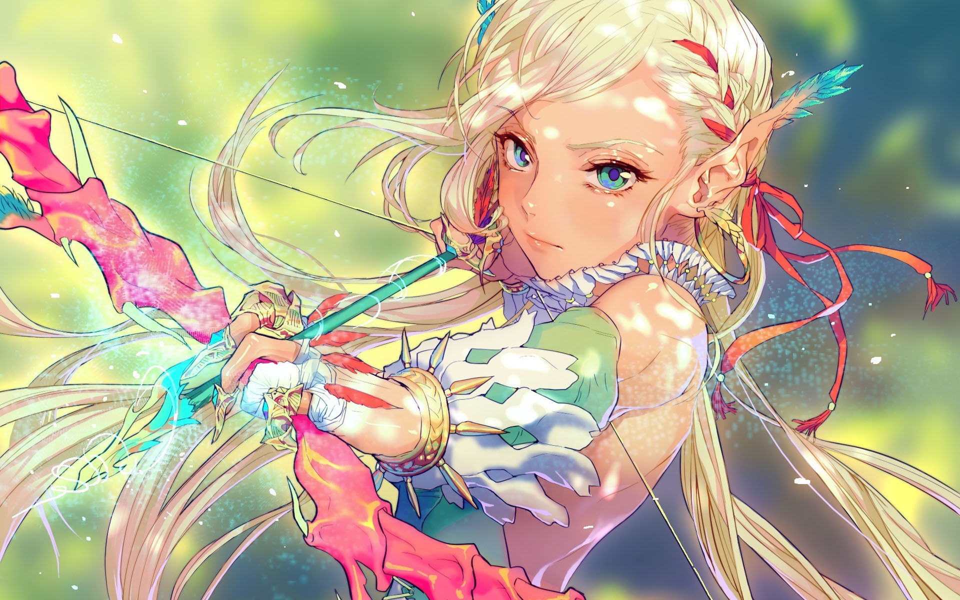 日站搜集-动漫美少女高清画集【新浪微博:高清无水印iphone萌壁纸
