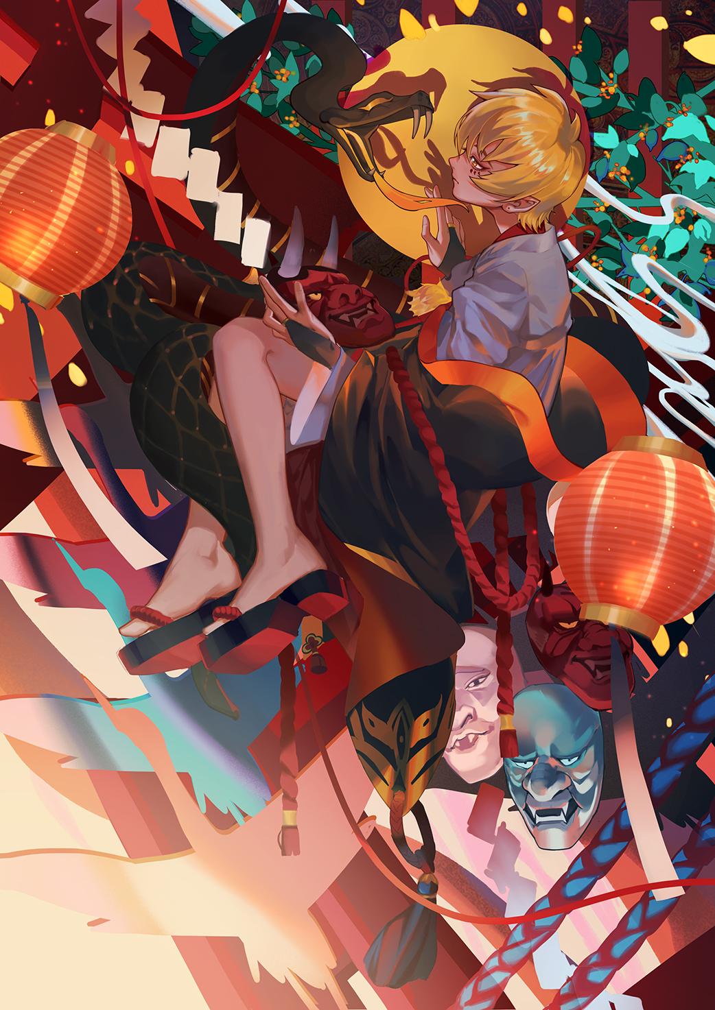 般若_兽型毒瘤_阴阳师手游圈插画_网易gacha二次元社区