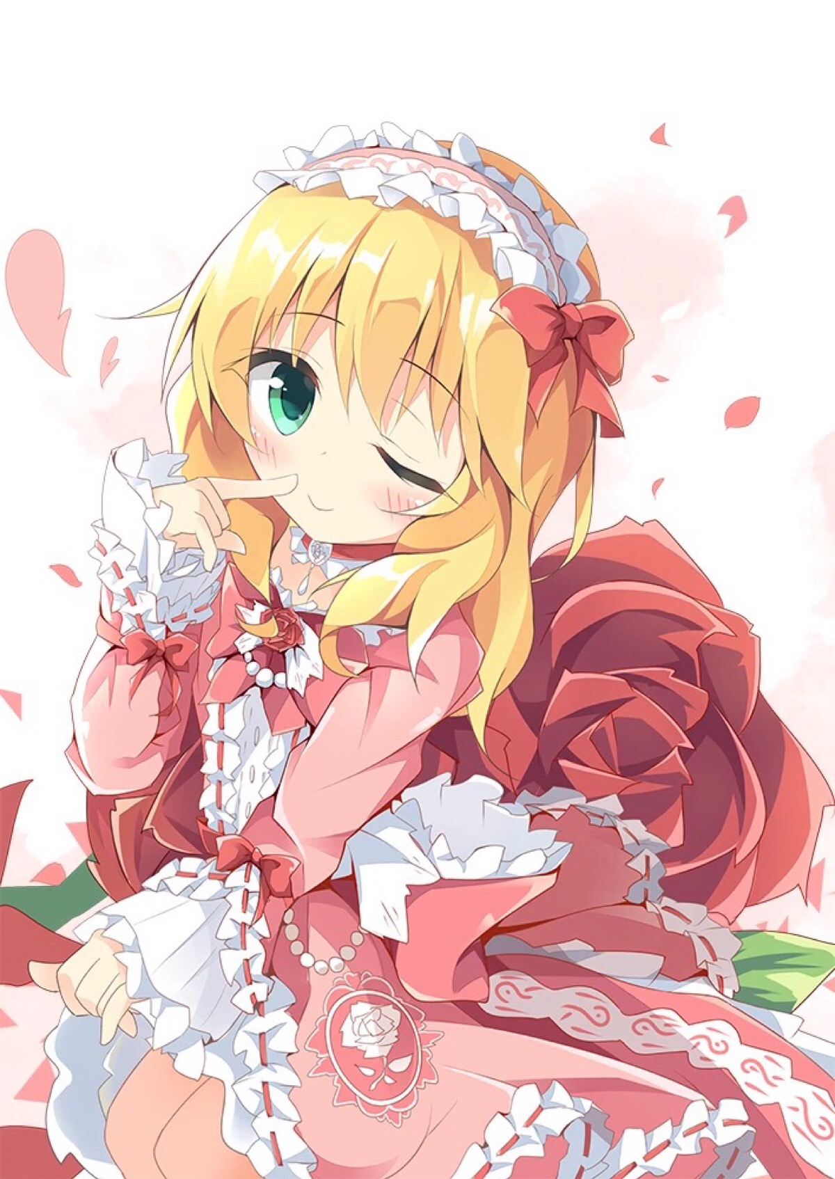 134 二次元 动漫 美图 小清新 超有爱 萌萌哒 少女 高清 壁纸 暖色系