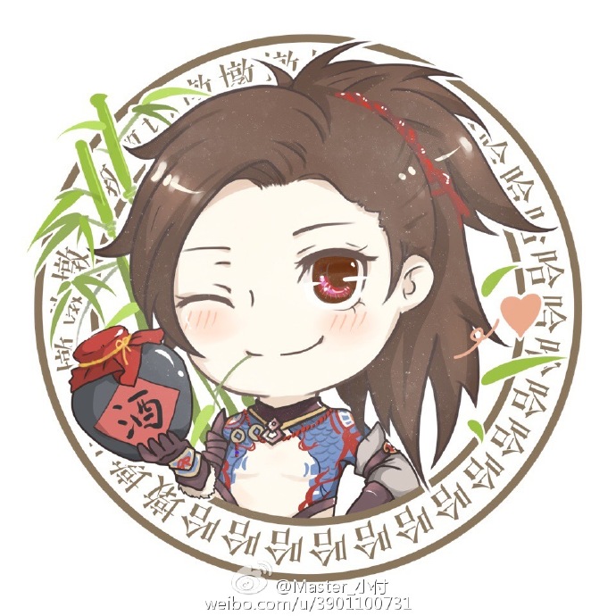 剑三比爱心~【九宫格不够发所以把一些门派的拼了起来】这次带着霸刀