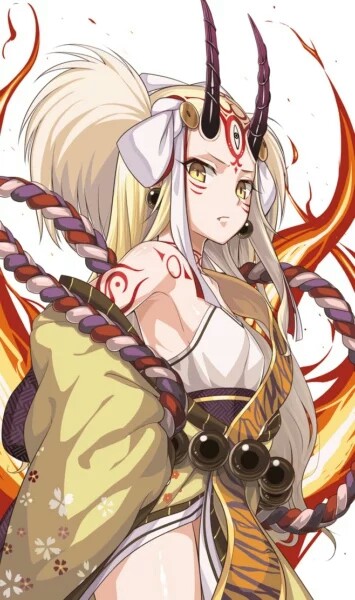 阴阳师茨木～娘化～美图