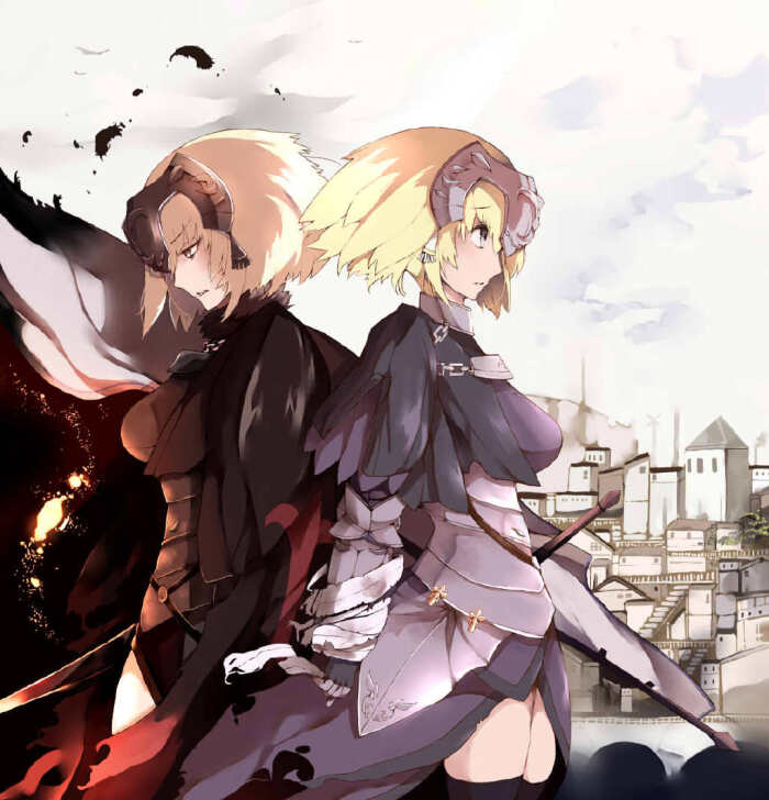 贞德,type-moon的小说《fate/apocrypha》和手游《fate/grand order》