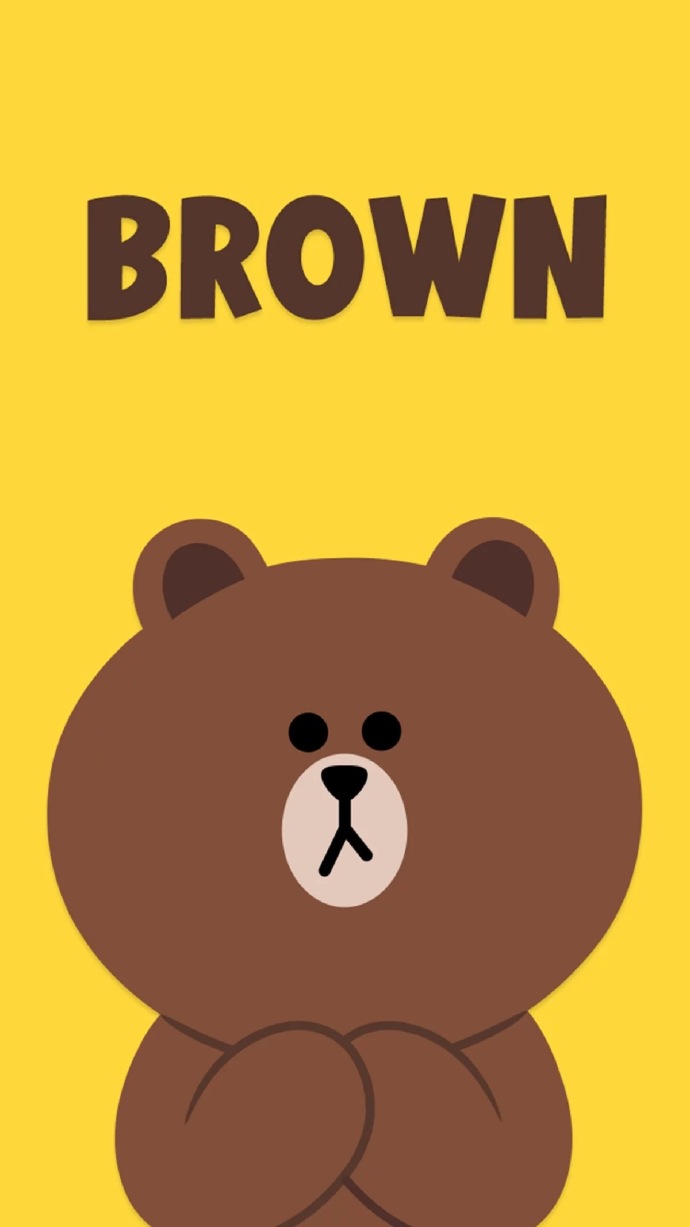 布朗熊锁屏壁纸图片