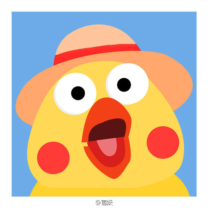 鹦鹉兄弟头像,图源见水印.侵删.by鲸落