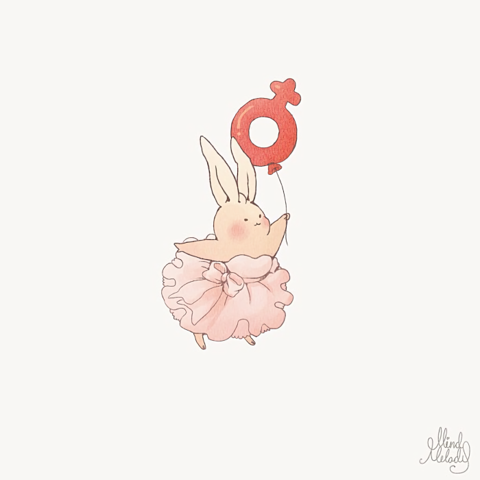 女孩子泰国人气美女画师mindmelody 创作的系列动物插画《joojee &