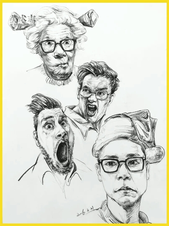 优秀素描及速写作品,值得你收藏!