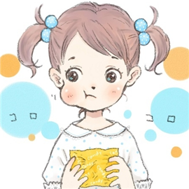 动漫头像 女头 呆萌 可爱 脸颊鼓鼓戳一下