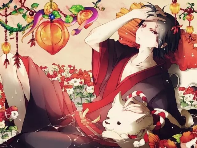 展夕碳首发( ˙o˙) 鬼灯的冷彻 白泽 鬼灯 壁纸 二次元 老中医 美