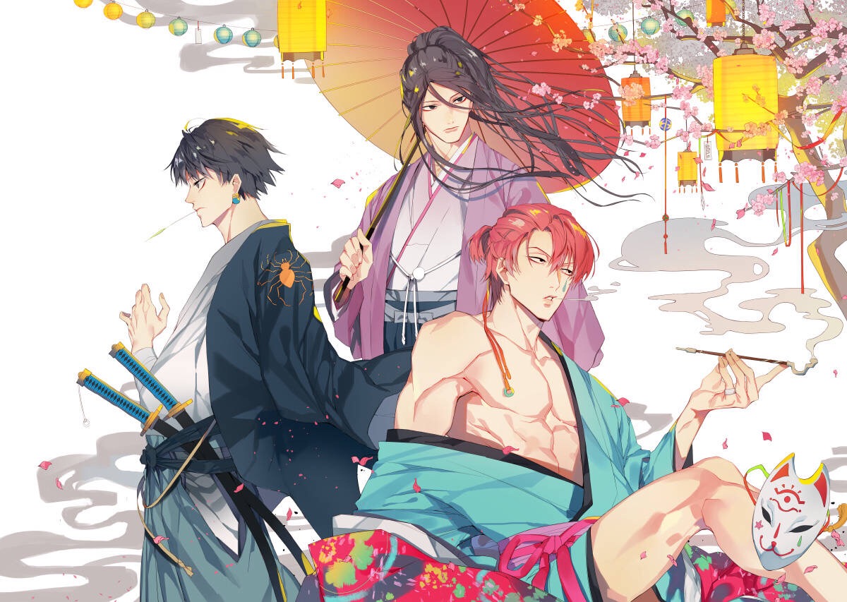 全职猎人 全职三美 画师:ソップ p站:id=13332121