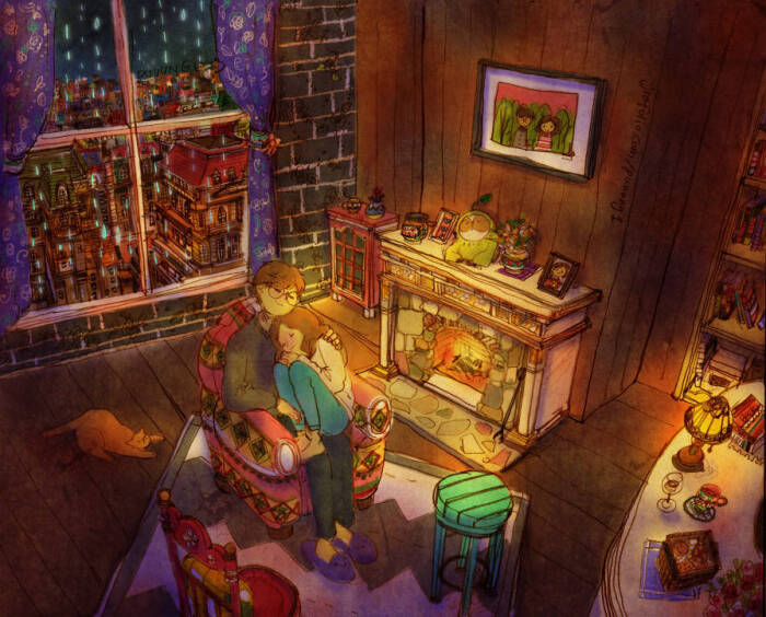 依偎在你的怀里