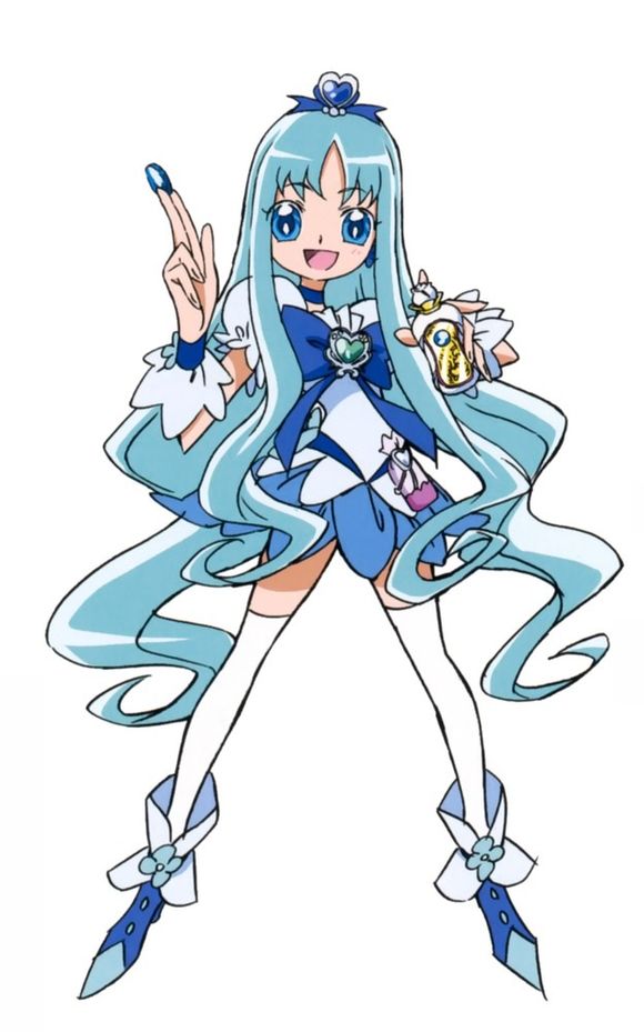 《heartcatch光之美少女 来海绘里香 cure marine(海洋天使)
