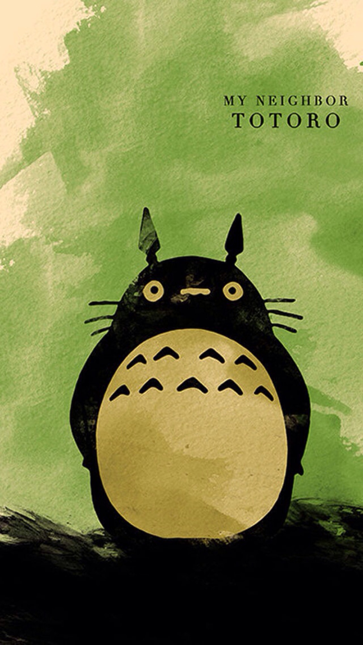 龙猫 动漫 壁纸 萌物 绿色 可爱