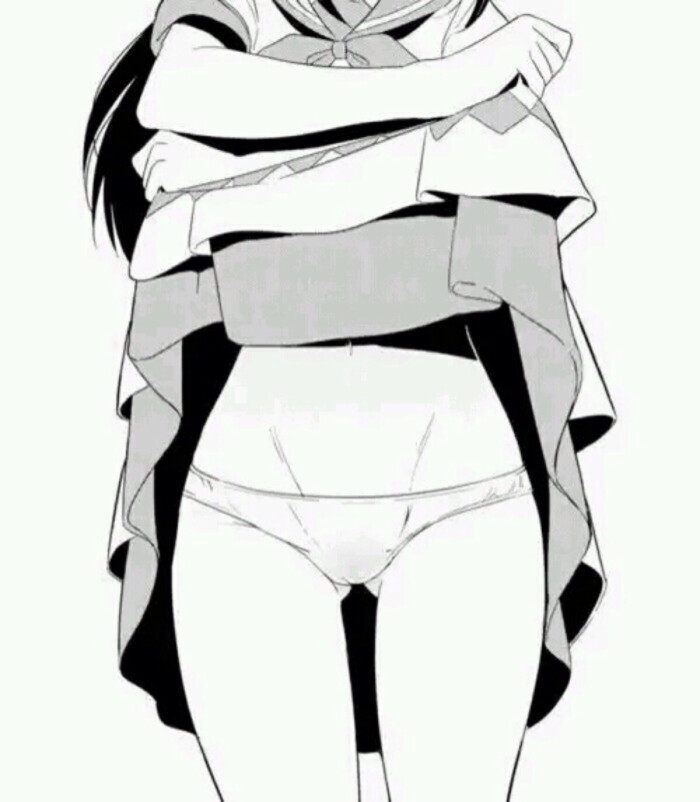 动漫 黑白 女头 污 胖次