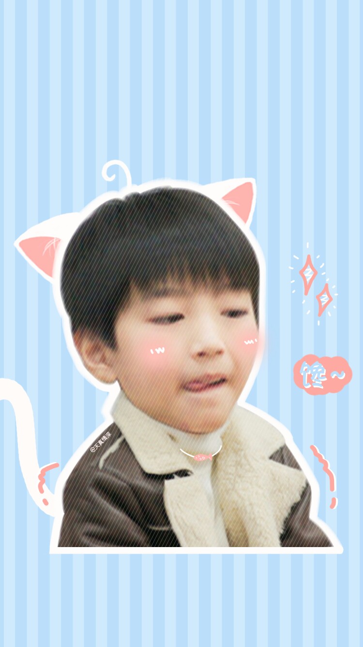 王俊凯##tfboys王俊凯#可爱童年饭制壁纸