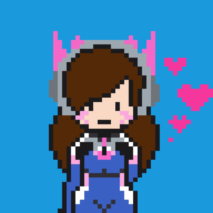 像素风 dva