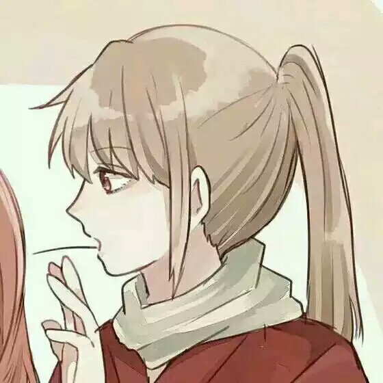 沐白 一左一右动漫情头系列