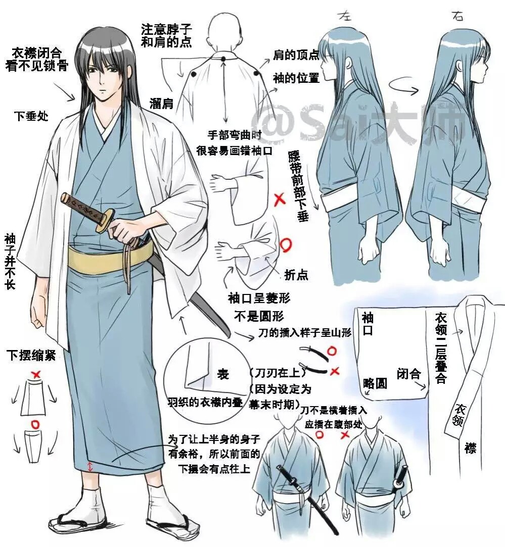 和服男 