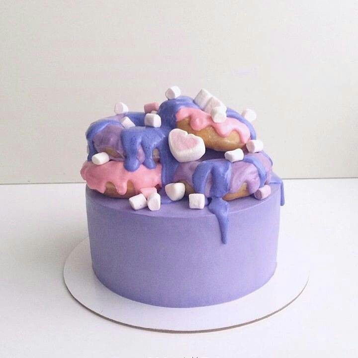 少女心爆棚的蛋糕 下次生日请送我一个这样的